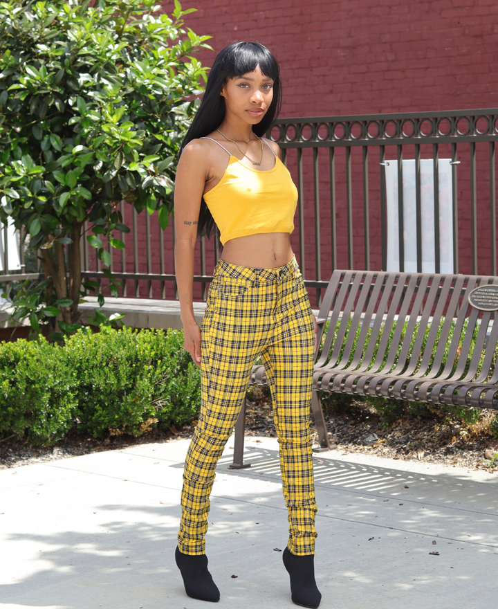 SKINNY | Plaid Pants