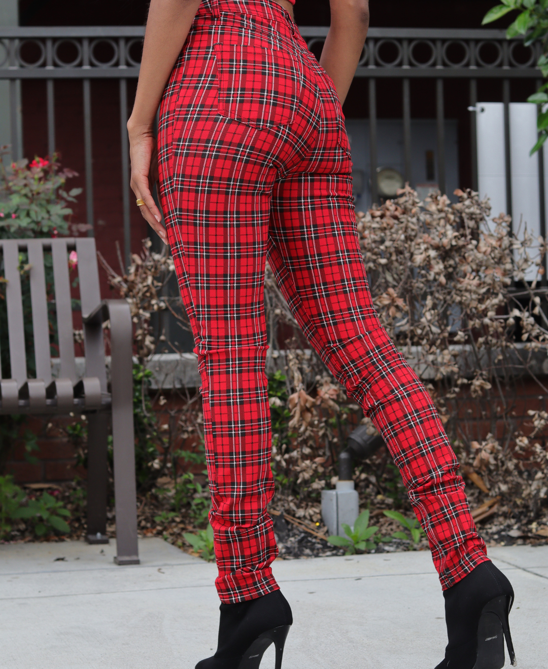 SKINNY | Plaid Pants