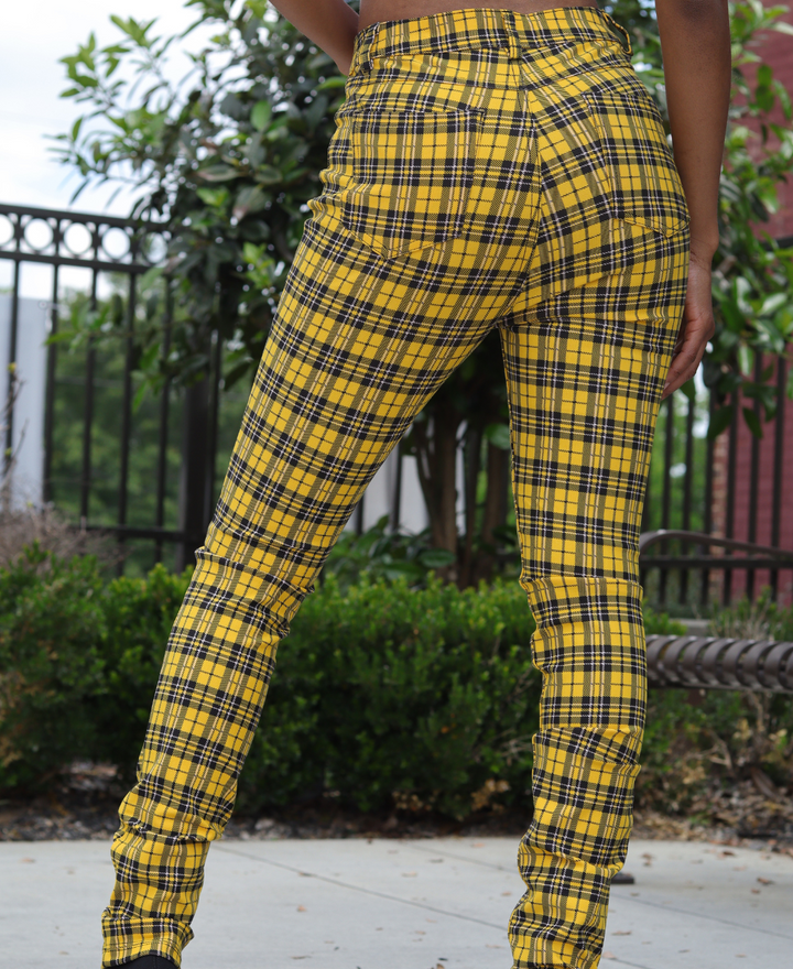 SKINNY | Plaid Pants