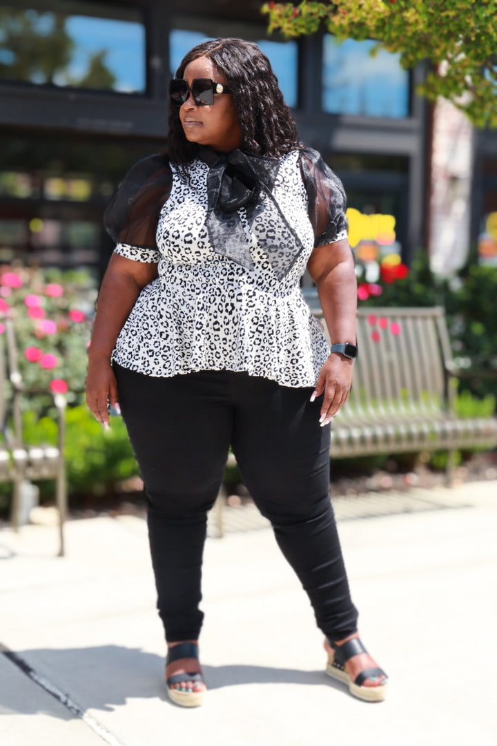 STACEY | Animal Print Top