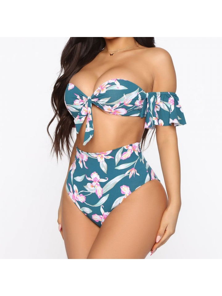 Off The Shoulder Bikini Set